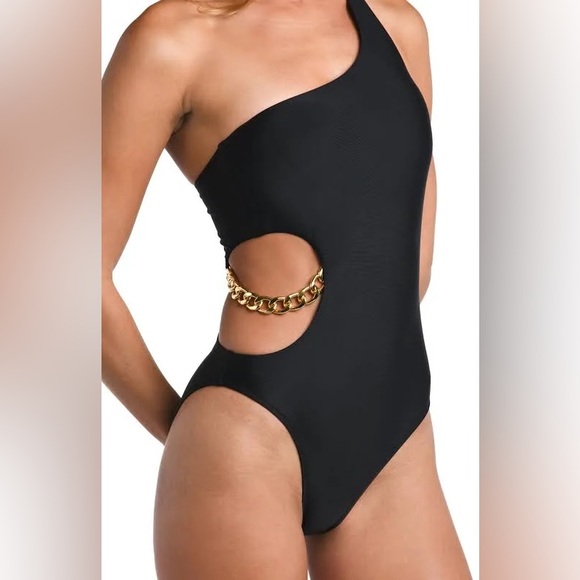 L’AGENCE Ava Chain One-Piece Swims, Size Large, $275 - Picture 12 of 16